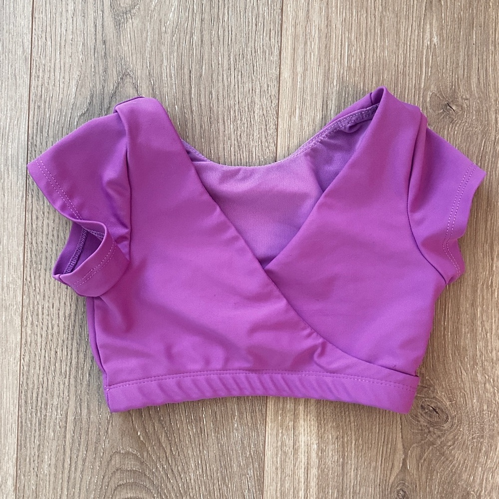 Five dancewear girls athletic top - Purple